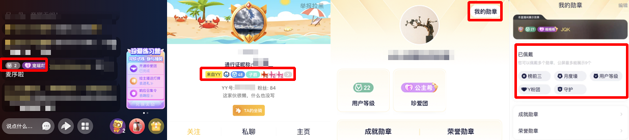 yy身份勋章怎么设置隐藏和佩戴-第1张