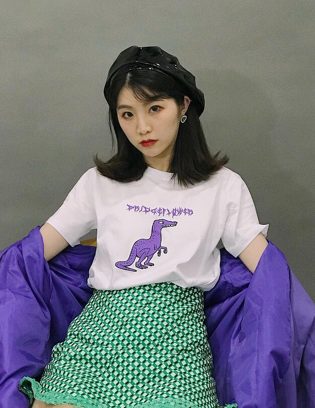 网红爆胎草莓粥高清生活照写真 抖音韩系穿衣达人爆胎儿图片写真-第11张