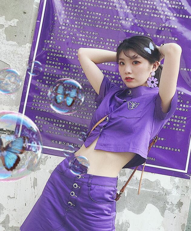 网红爆胎草莓粥高清生活照写真 抖音韩系穿衣达人爆胎儿图片写真-第12张