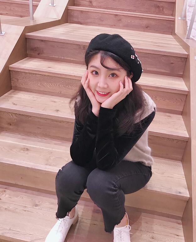 网红爆胎草莓粥高清生活照写真 抖音韩系穿衣达人爆胎儿图片写真-第21张