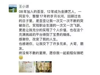王小源深情告别YY：感恩平台成就自我，青春无悔兄弟情深-第1张